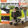 4 Wheels Dog Stroller