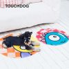 Touchdog Alien Monster Rounded Dog Bowl Mat