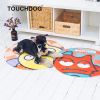 Touchdog Alien Monster Rounded Dog Bowl Mat