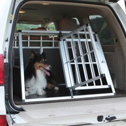 Double Door - Dog Car Crate