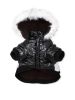 Fashion Striped Ultra-Plush Dog Parka - Xsmall