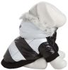 Fashion Striped Ultra-Plush Dog Parka - Xsmall