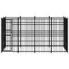 Outdoor Dog Kennel Steel 79.3 ft²