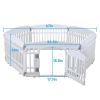 Dog Pen Foldable -White