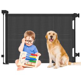 Retractable Dog Gate Door Extra Wide Safety Stairs Gate