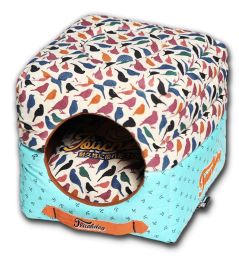 Touchdog Chirpin-Avery Convertible Dog house Bed