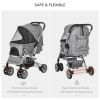 Pawhut Travel Dog Stroller