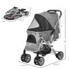 Pawhut Travel Dog Stroller