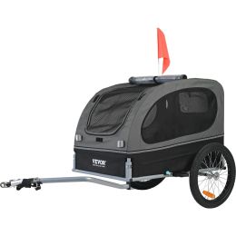 VEVOR Dog Cart Trailer - Black/Gray