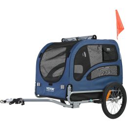 VEVOR Dog Cart Trailer - Blue/Black