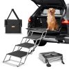 VEVOR Folding Dog Stairs for Cars