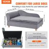 VEVOR Pet Sofa for Large-Sized Dogs - Grey