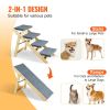 VEVOR Wood Pet Stairs 4 Steps