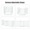 115 Inch Length 5 Panel Adjustable Standing Gate