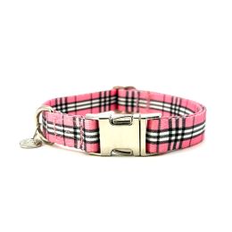 Adjustable Collar - Quick Release Metal Alloy (Color/Size: Pink-SM)