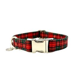 Adjustable Collar - Quick Release Metal Alloy (Color/Size: Red-L)