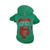 LED Lighting Cool Santa Shades Hooded Dog Sweater