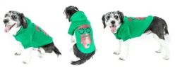 LED Lighting Cool Santa Shades Hooded Dog Sweater