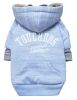 Touchdog Hampton Beach Designer Ultra Soft Sand-Blasted Cotton Dog Hoodie Sweater