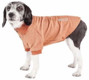 'Fur-Flexed' Dog Shirt (Color: Brown, Size: Medium)