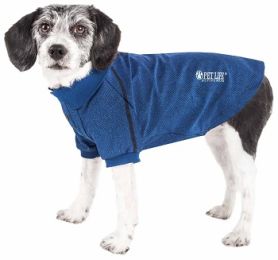 'Fur-Flexed' Dog Shirt (Color: Navy, Size: X-Small)