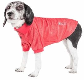 'Fur-Flexed' Dog Shirt (Color: Red, Size: X-Small)