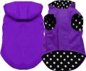 Dog Raincoat Purple