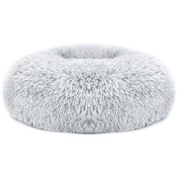 Donut Dog Bed - L Size (Color: Grey)