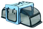 Pet Life Capacious Dual-Expandable Puppy Crate