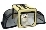 Pet Life Capacious Dual-Expandable Puppy Crate