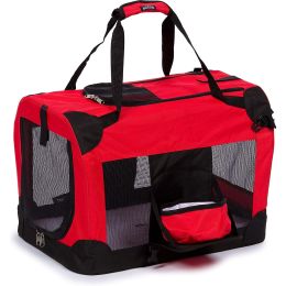 Folding Deluxe 360 Vista View Dog Carrier (Size: Small)