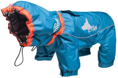 Helios Weather-King Ultimate Windproof Full Bodied Dog Coat (Color/Size: Blue-SM)