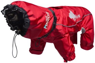 Helios Weather-King Ultimate Windproof Full Bodied Dog Coat (Color/Size: Red-SM)