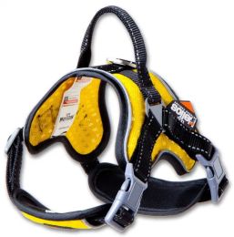 Dog Helios 'Scorpion' Sporty High-Performance Free-Range Dog Harness (Color/Size: Yellow-L)