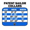 Sailor Blue Dog Collar