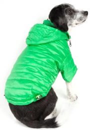 Lightweight Adjustable 'Sporty Avalanche' Dog Coat (Color/Size: Green-L)