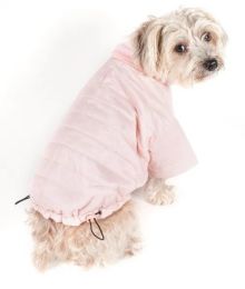 Lightweight Adjustable 'Sporty Avalanche' Dog Coat (Color/Size: Pink-S)