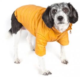 Lightweight Adjustable 'Sporty Avalanche' Dog Coat (Color/Size: Yellow-XS)