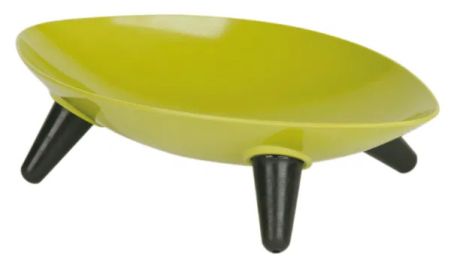 Sculpture Single Dog Bowl (Color: Green)