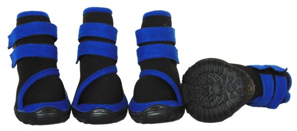 Performance-Coned Premium Stretch Supportive Dog Shoes-Blue (Size: XSmall)