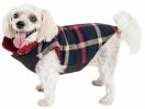 'Allegiance' Plaid Insulated Dog Coat