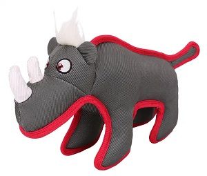 Animal Dura-Chew Reinforced Dog Toy (Color: Grey)