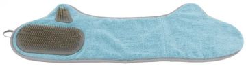 'Bryer' 2-in-1 Hand-Inserted Microfiber Pet Grooming Towel