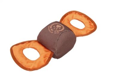 Chompter Dura-Chew Dog Tug Toy (Color: Orange/Brown)