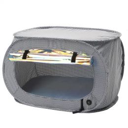 Pet Life "Enterlude" Electronic Heating Lightweight and Collapsible Dog Tent (Color: Grey)