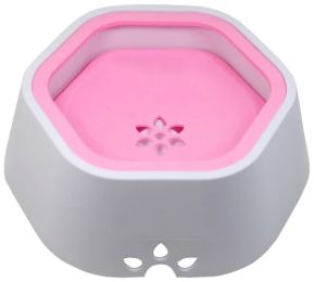 'Everspill' 2-in-1 Food and Water Dog Bowl (Color: Pink)