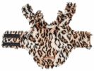 Pet Life Luxe 'Lab-Pard' Dazzling Leopard Patterned Mink Fur Dog Coat