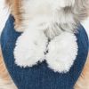 Pet Life Luxe 'Pom Draper' 2-In-1 Mesh Harness W/ Pom-Pom Bowtie