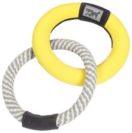 Pet Life 'Ring Toss' Floating Ring Dog Toy (Color: Yellow)