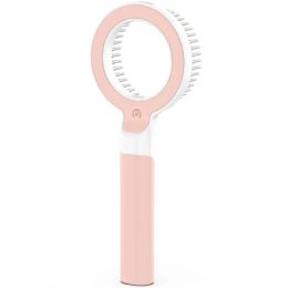 Pet Life 'WAGNIFY' 360 Degree and Multi-Directional Modern Grooming Dog Comb (Color: Pink)